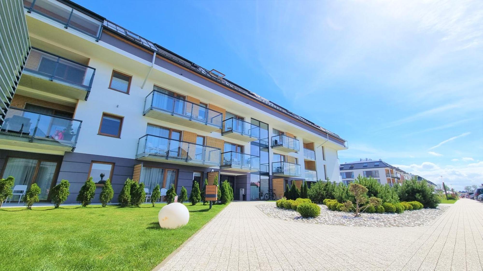 Apartament "Blu10" Z Basenem Sarbinowo Zewnętrze zdjęcie
