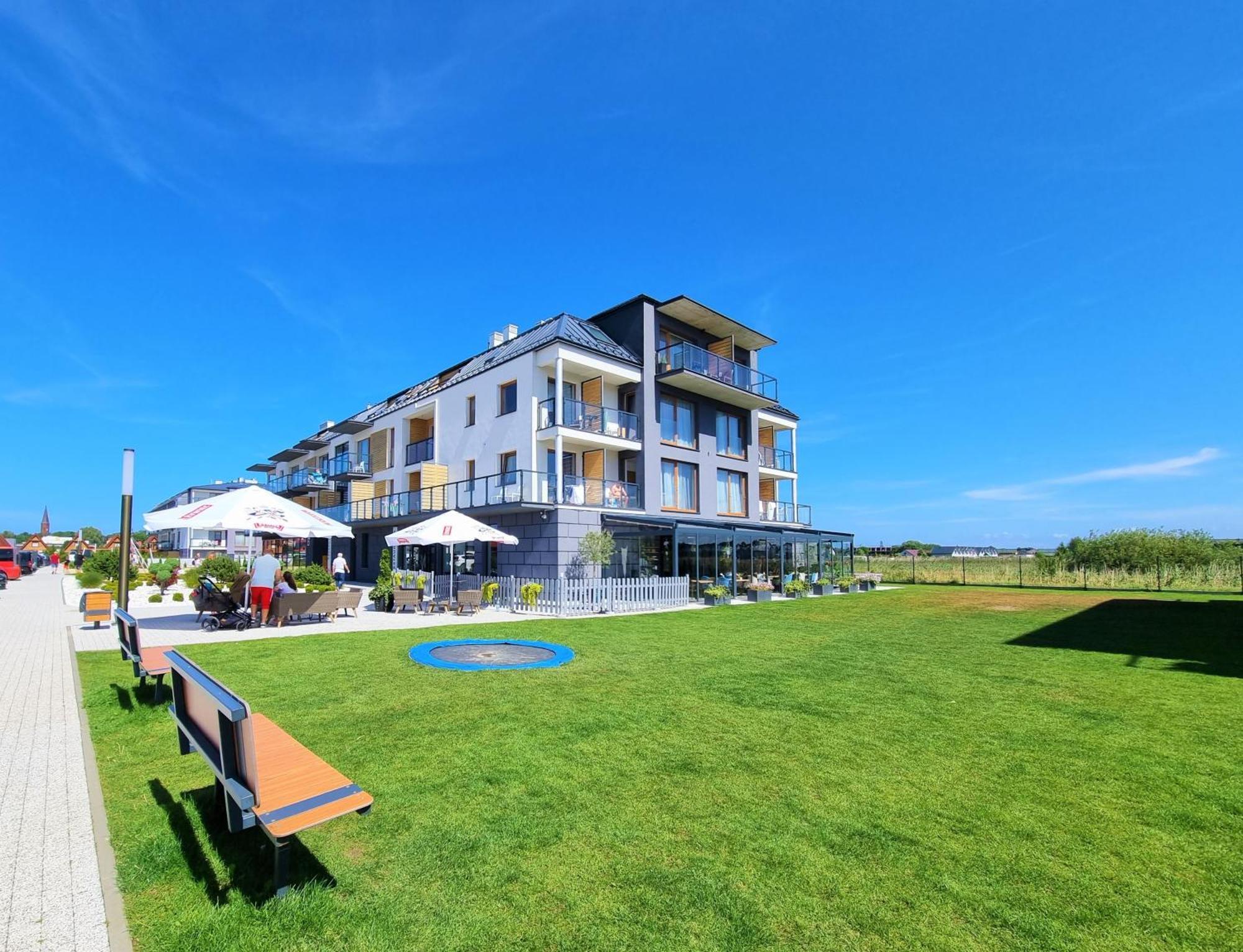 Apartament "Blu10" Z Basenem Sarbinowo Zewnętrze zdjęcie
