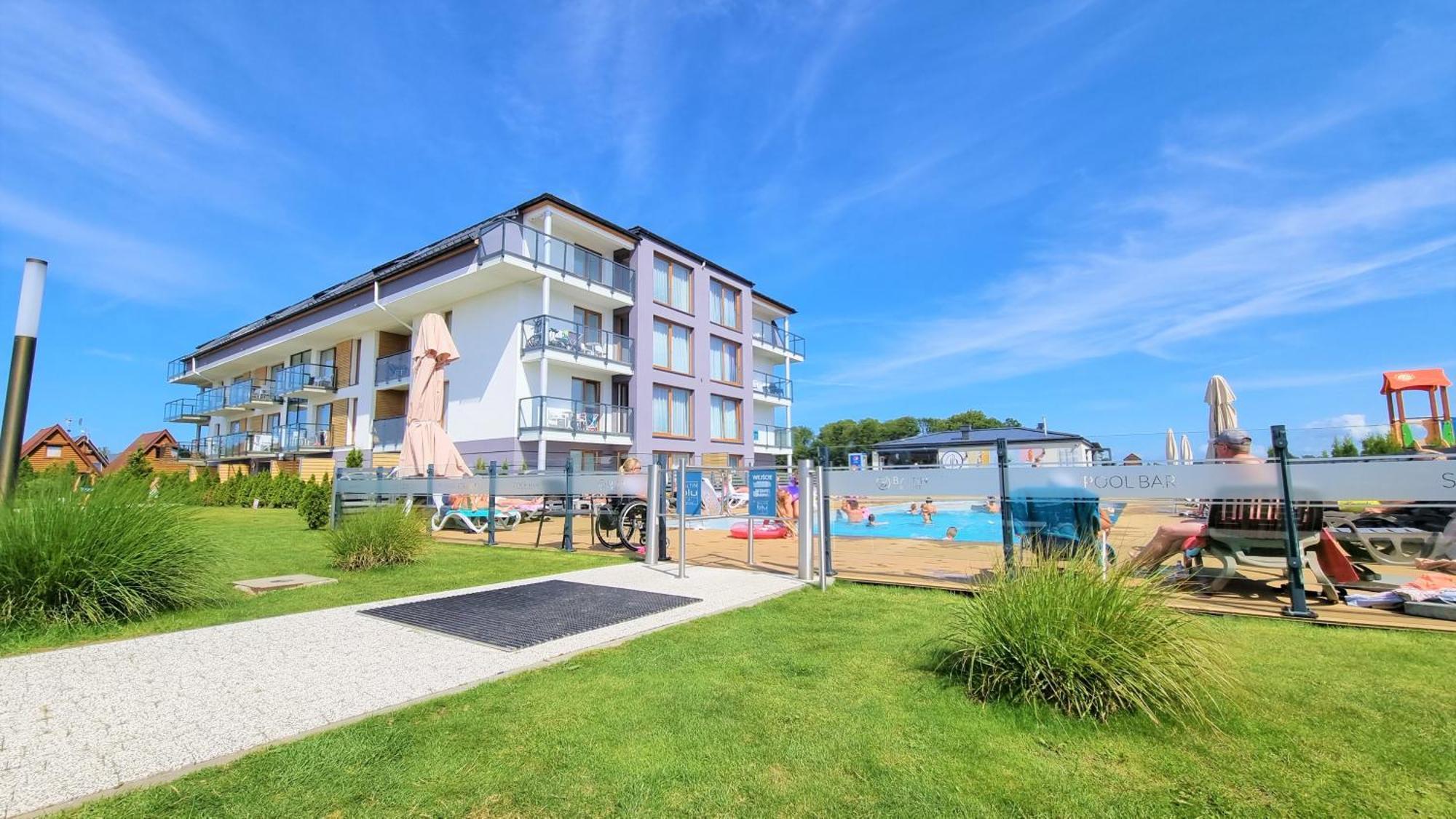 Apartament "Blu10" Z Basenem Sarbinowo Zewnętrze zdjęcie